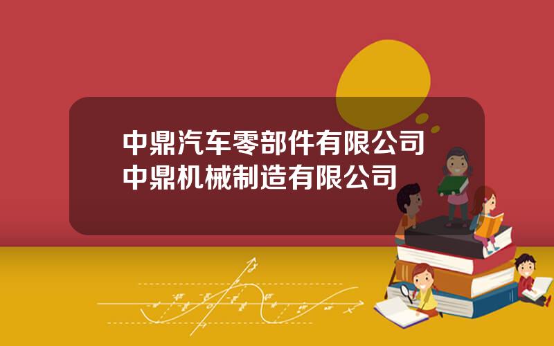 中鼎汽车零部件有限公司 中鼎机械制造有限公司